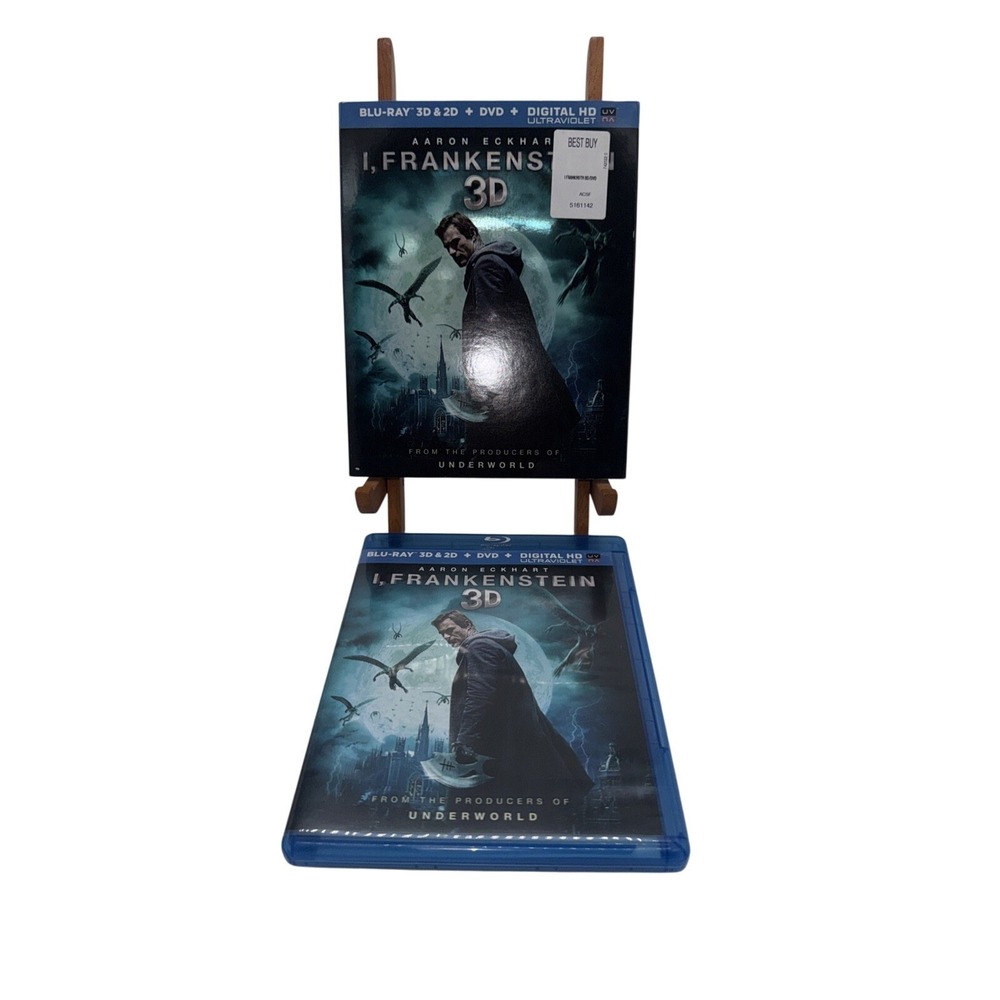 I Frankenstein 3D Blu-ray DVD 2 Disc Set Aaron Eckhart 2014 Sci-Fi Horror